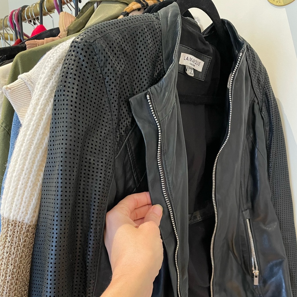 LAMARQUE leather jacket